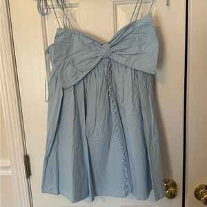 Storia Sky Blue Top with Zipper